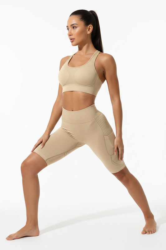 No. 8 Shorts, Long Bermuda Biker, Running, Free Movement, Pocket