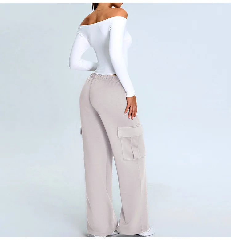 No. 2 Long Sleeve Shirt, Bare Shoulder, Boat Neckline, 4 Way Stretch, Soft Essential