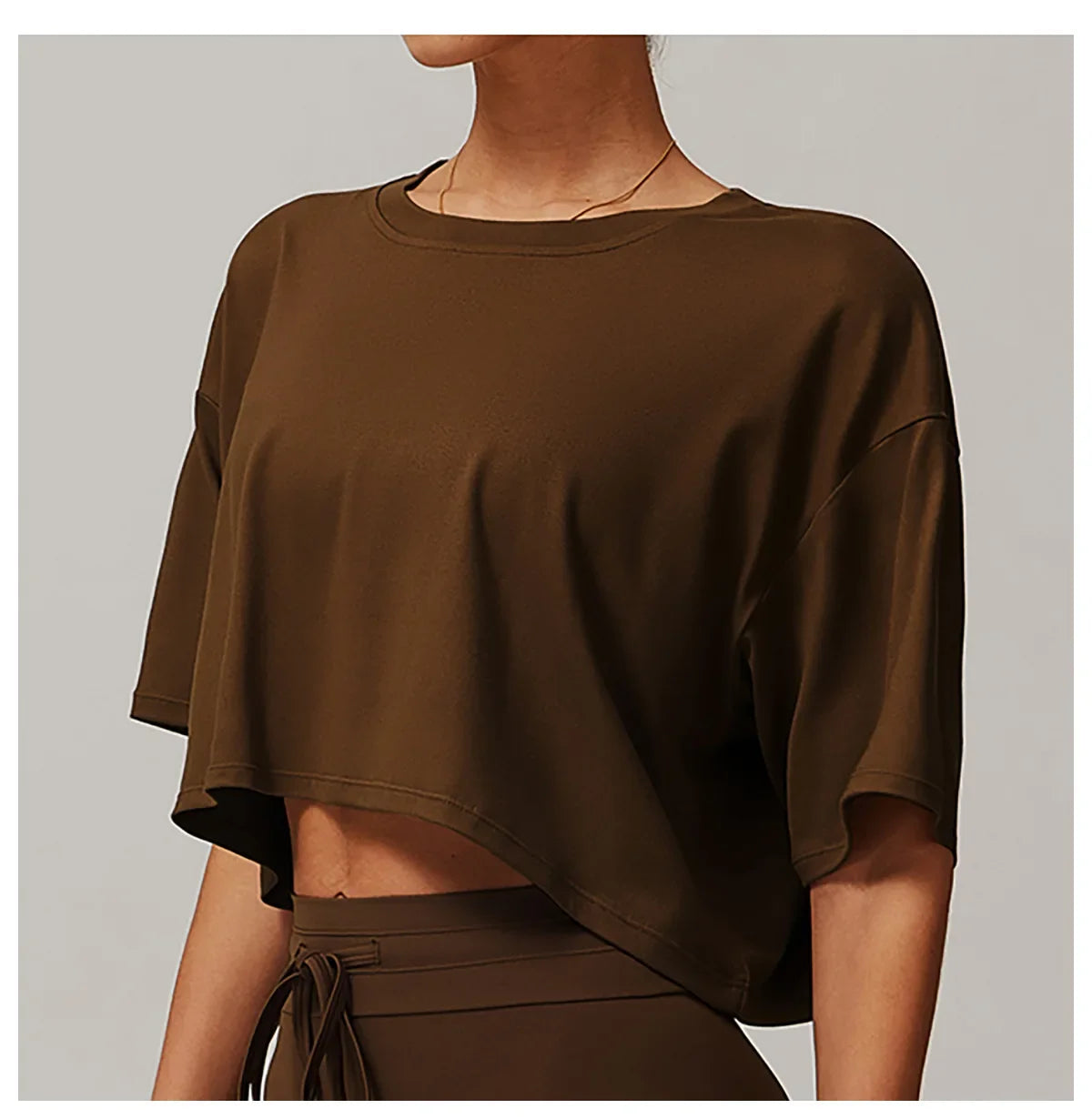 No. 1 Short Sleeve Shirt, Oversized, Crop Top, Relaxed Fit, Soft Essential