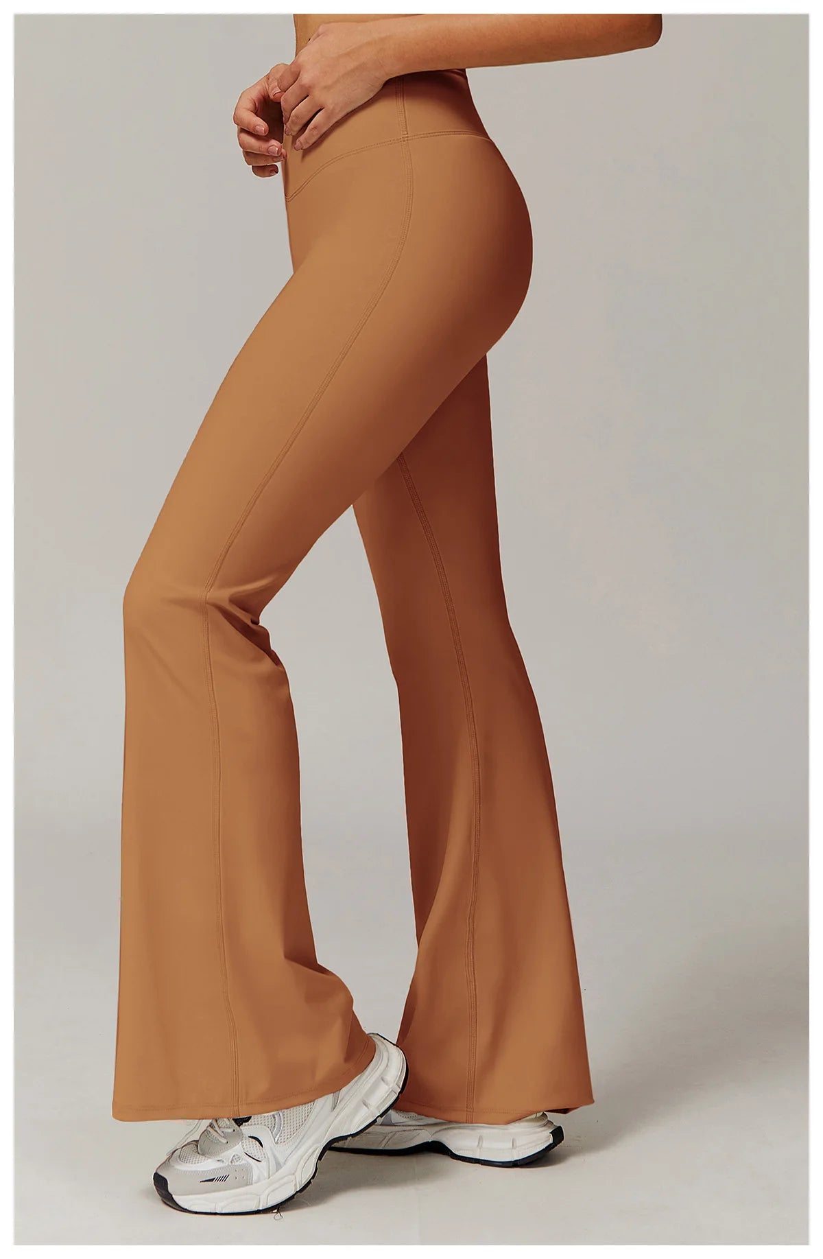 No. 7 Legging, Vintage Bell Flare, Mid Rise Waist, No Front Seam, Ultra Flattering