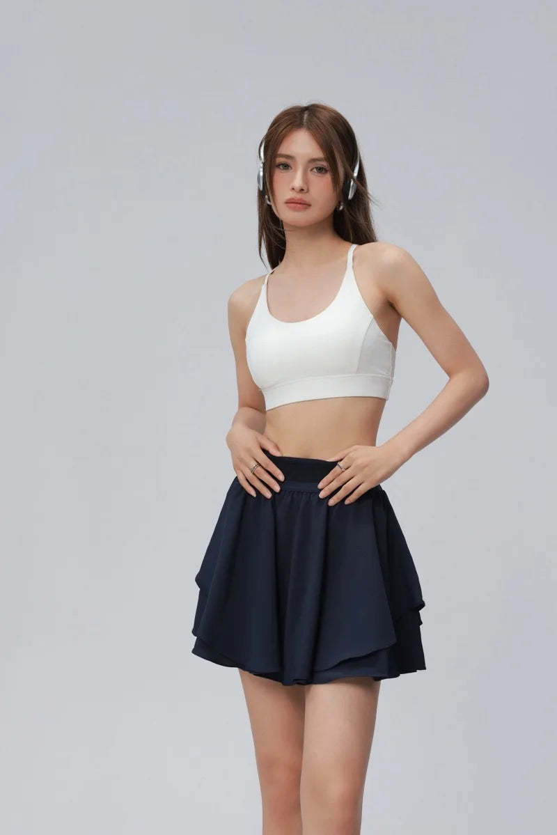 No. 1 Tennis Skirt, High Waisted, Easy Flow, Relaxed, With Under Short and Pocket
