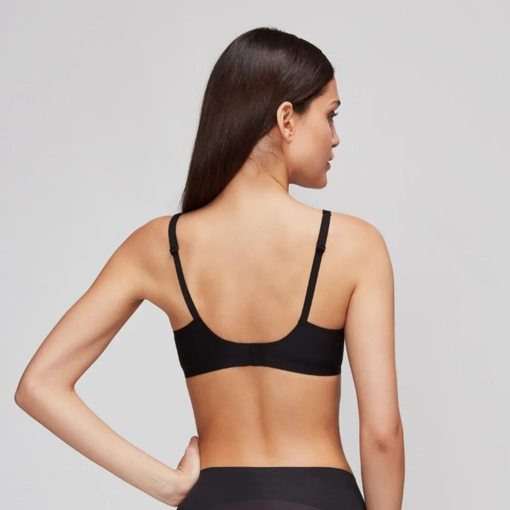 No. 4 Lingerie Bra, Plunge Neckline, Smoothing, T-Shirt Bra, Adjustable Comfort Straps