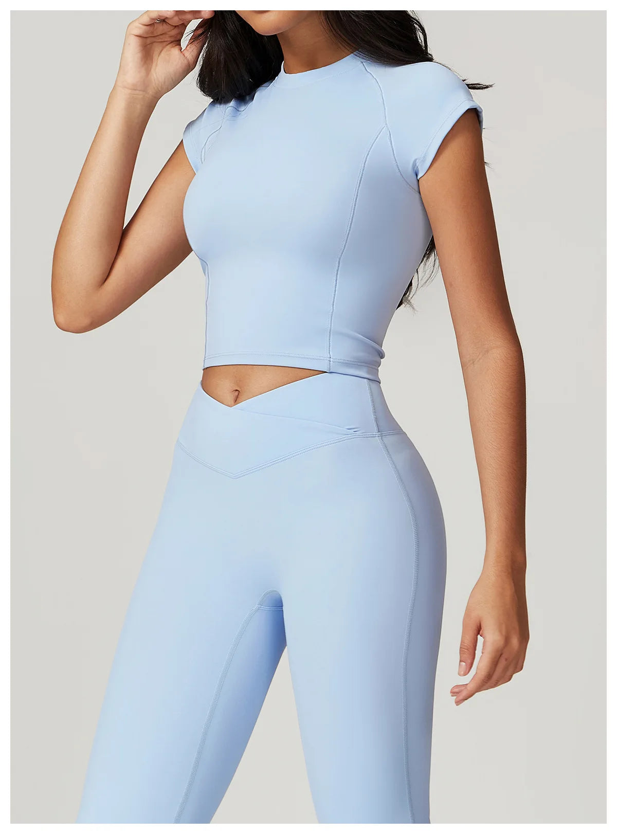 No. 4 Short Sleeve Shirt, Baby Doll Trainer With Hour Glass Piping, Hip Grazing Length, Slim Fit