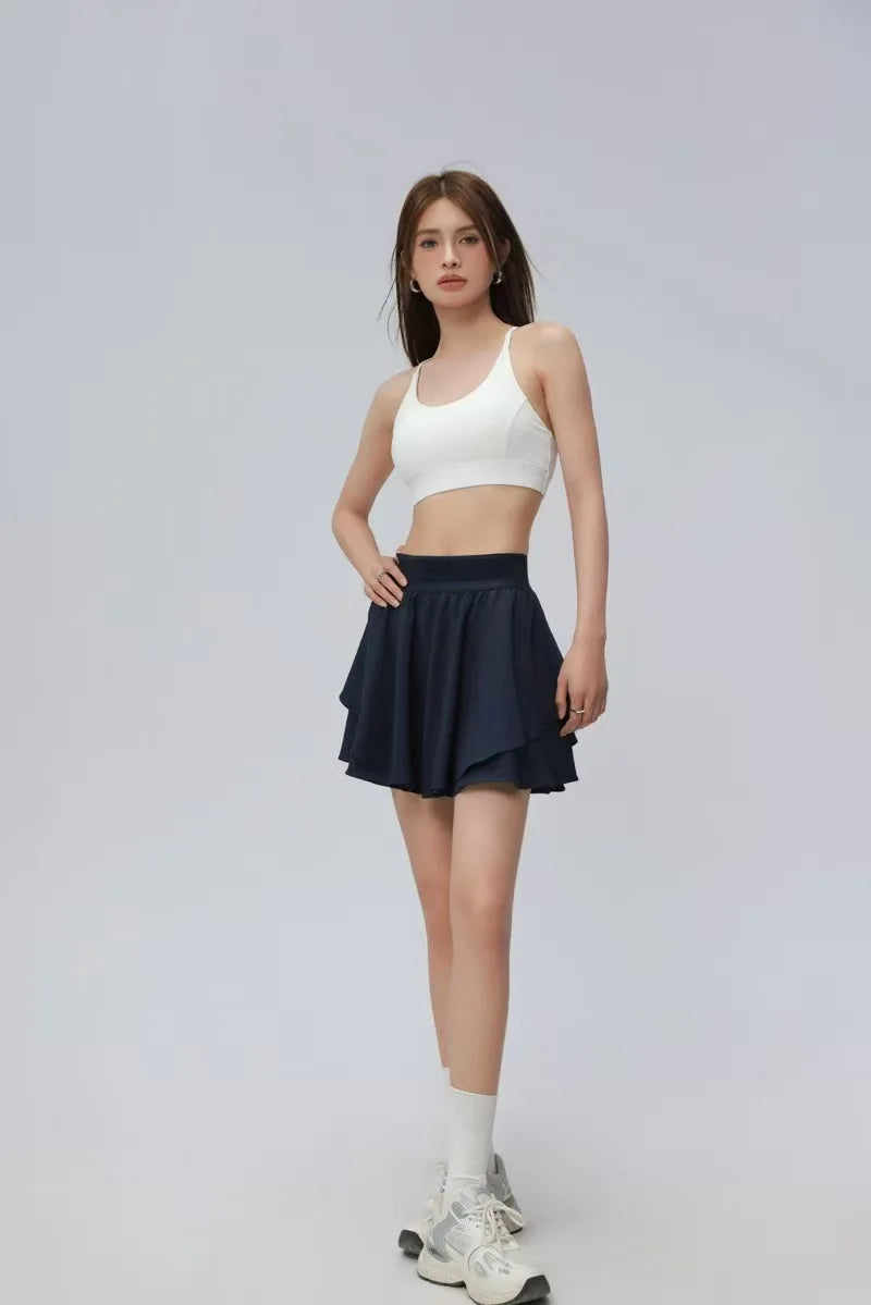 No. 1 Tennis Skirt, High Waisted, Easy Flow, Relaxed, With Under Short and Pocket