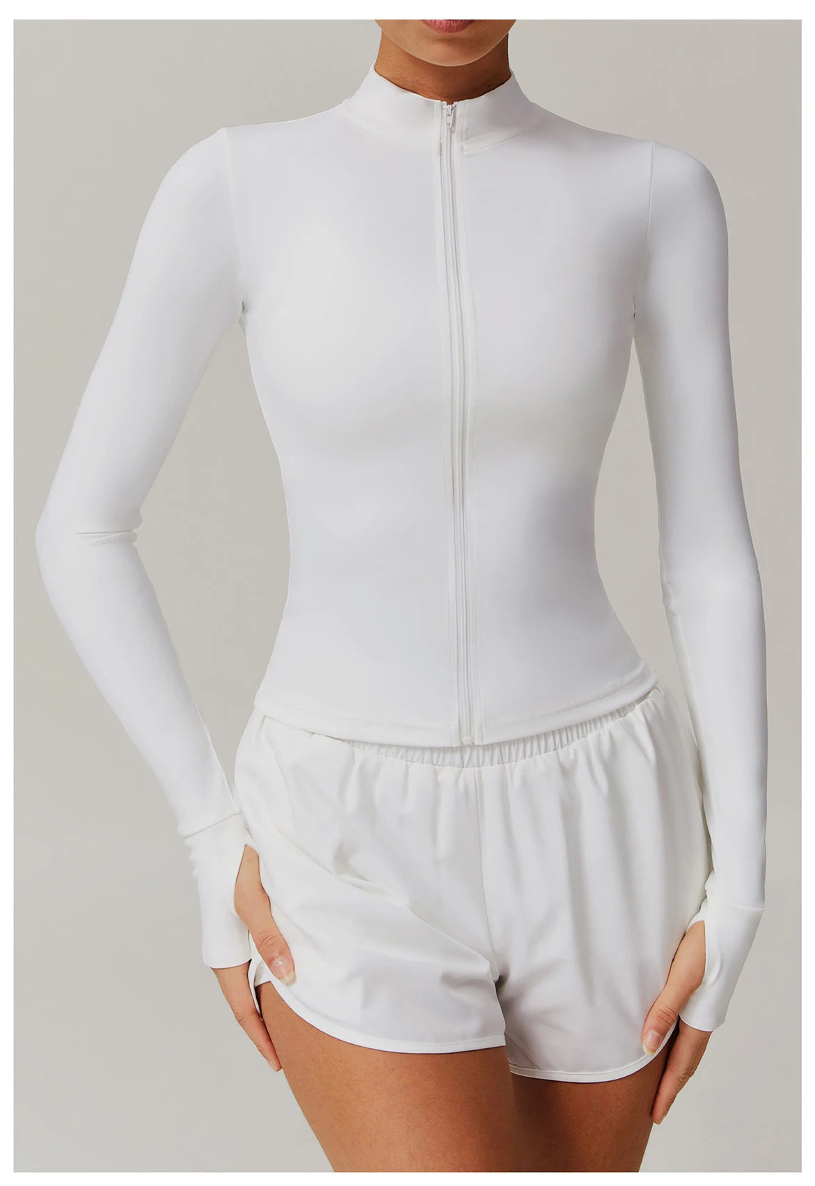 No. 1 Jacket, Yoga, Long Sleeve, Seamless, Smoothing, Butter Feel, Slim Fit