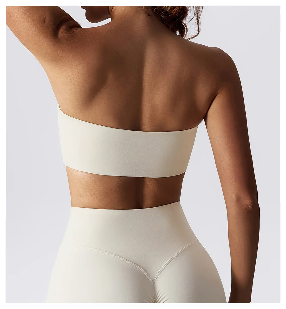 No. 3 Sports Bra, Strapless Bandeau, True Fit, Built in Padding
