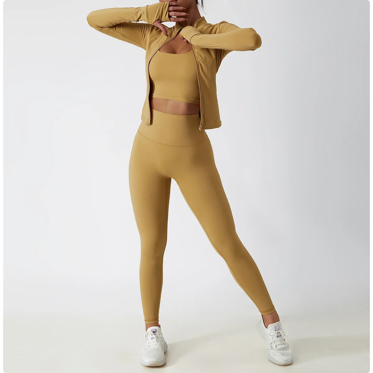 No. 1 Jacket, Yoga, Long Sleeve, Seamless, Smoothing, Butter Feel, Slim Fit