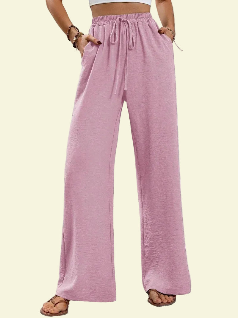 No. 7 Loungewear Pant, Resort, Casual, Trouser, Wide Leg, High Waist