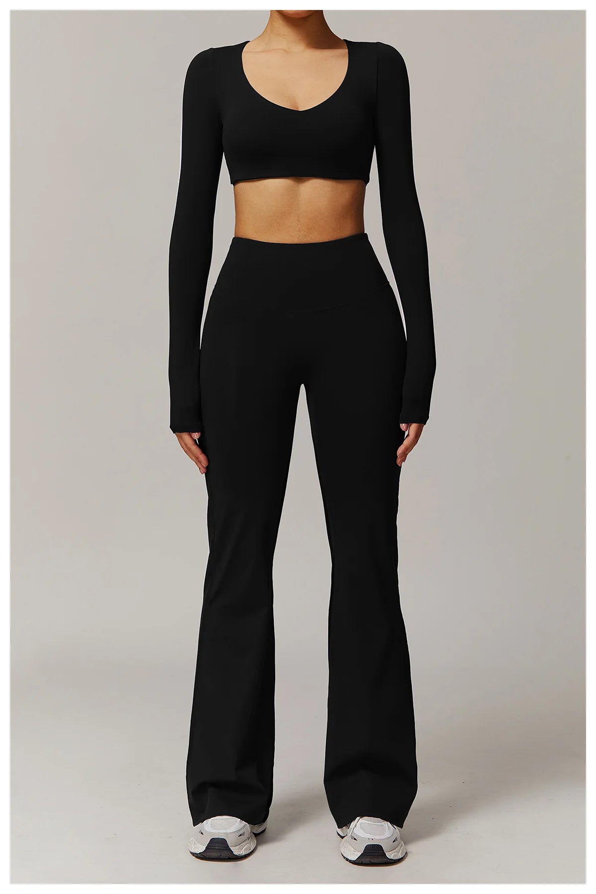 No. 7 Legging, Vintage Bell Flare, Mid Rise Waist, No Front Seam, Ultra Flattering