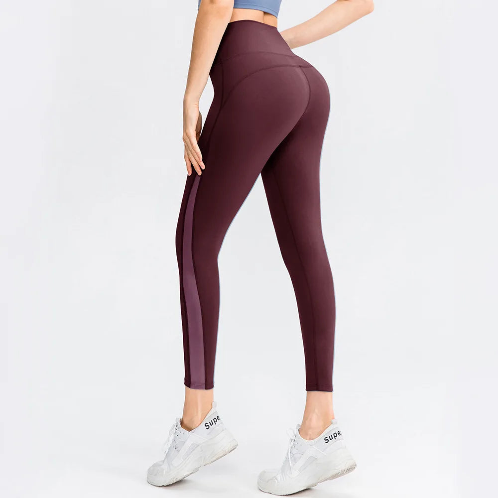 No. 5 Legging, Airlift Mesh Panel, High-Waist, Seamless, Athletic, Compressive