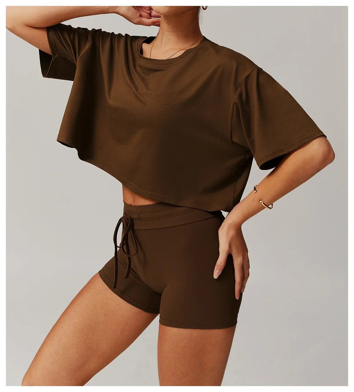 No. 1 Short Sleeve Shirt, Oversized, Crop Top, Relaxed Fit, Soft Essential