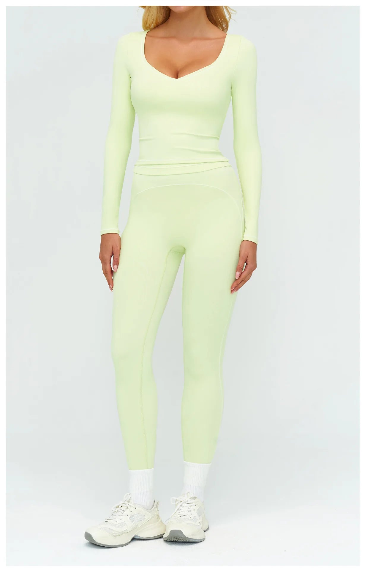 No. 7 Long Sleeve Shirt, Sweetheart Neckline, Long Sleeve, Dry Fit, Athletic