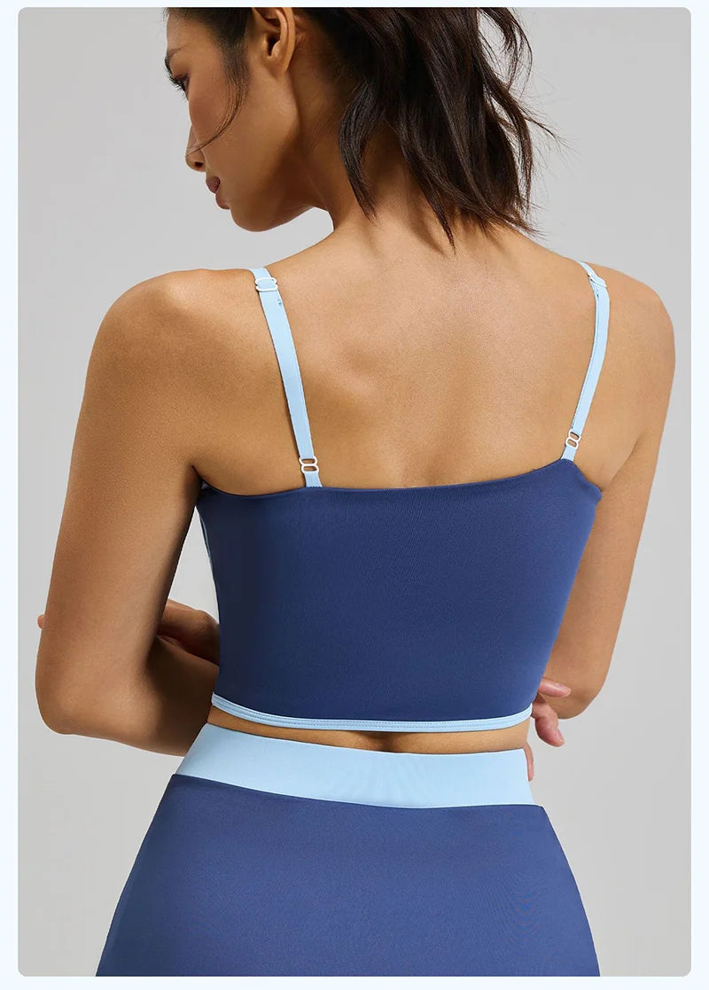 No. 3 Tank Top, Line Up, Sweet Heart Design Bodice, Cropped Length