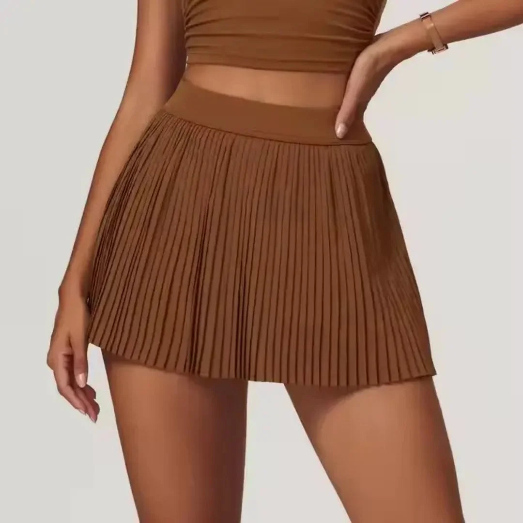 No. 4 Tennis Skirt, Tightly Pleated, Mini Length, Under Short With Pocket