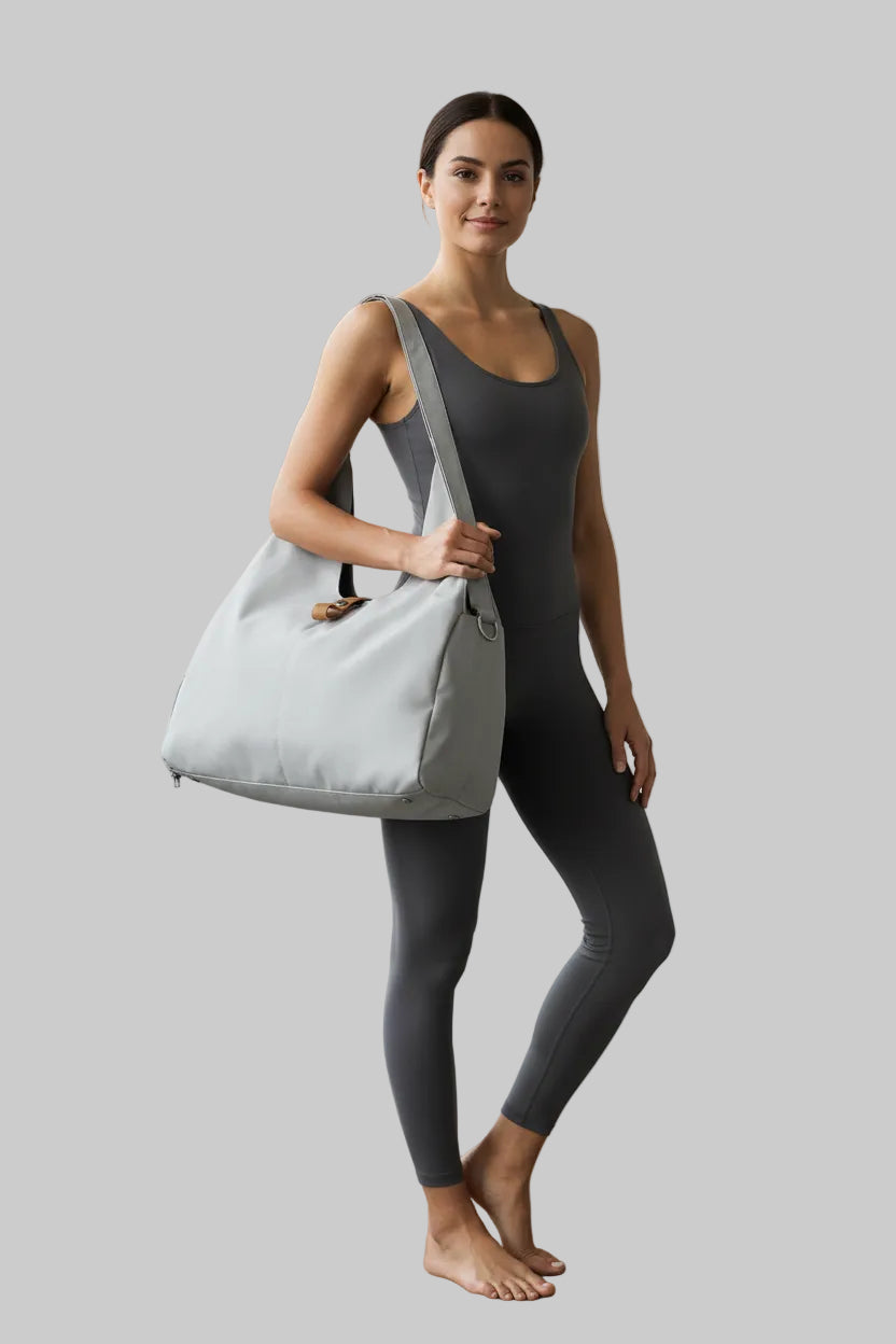 No. 2 Tote, Carry All, Full Zip, Separate Ventilated Shoe Compartment, Yoga Mat Holder
