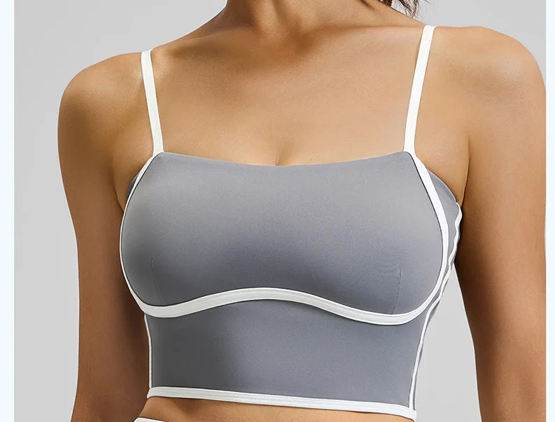 No. 3 Tank Top, Line Up, Sweet Heart Design Bodice, Cropped Length