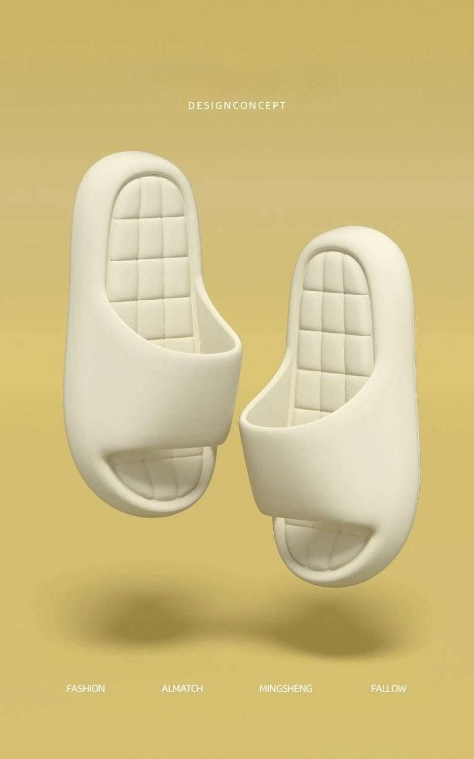 No. 5 Accessory, Recovery Slides, Massaging Soles, Extra Thick Soles