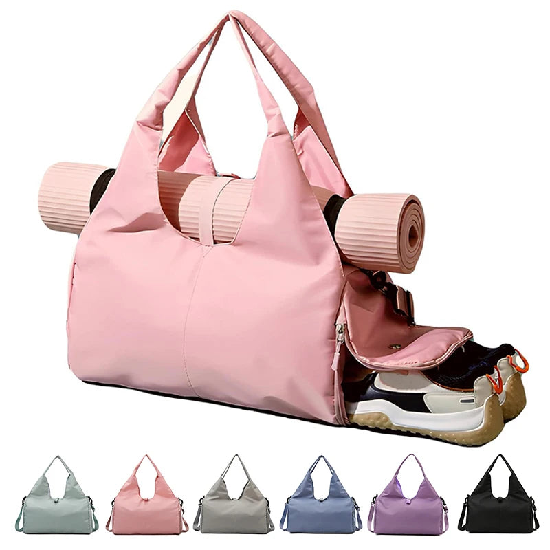 No. 1 Tote, All-In-One Yoga Tote Bag, Dedicated Yoga Mat Holder, Roomy Interior, Separate Shoe Compartment, Full Zip Design