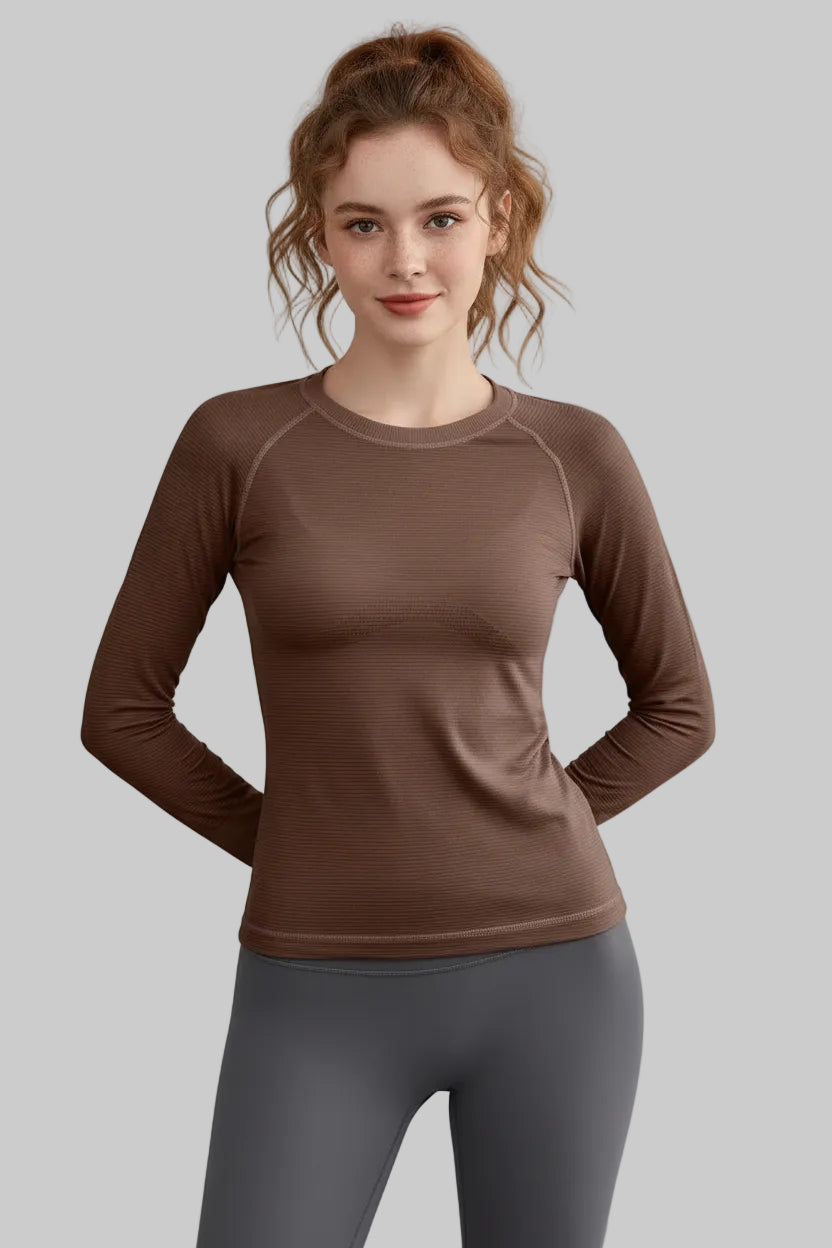 No. 1 Long Sleeve Shirt, Easy, Breezy, Breathable, Summer, Yoga, Pilates