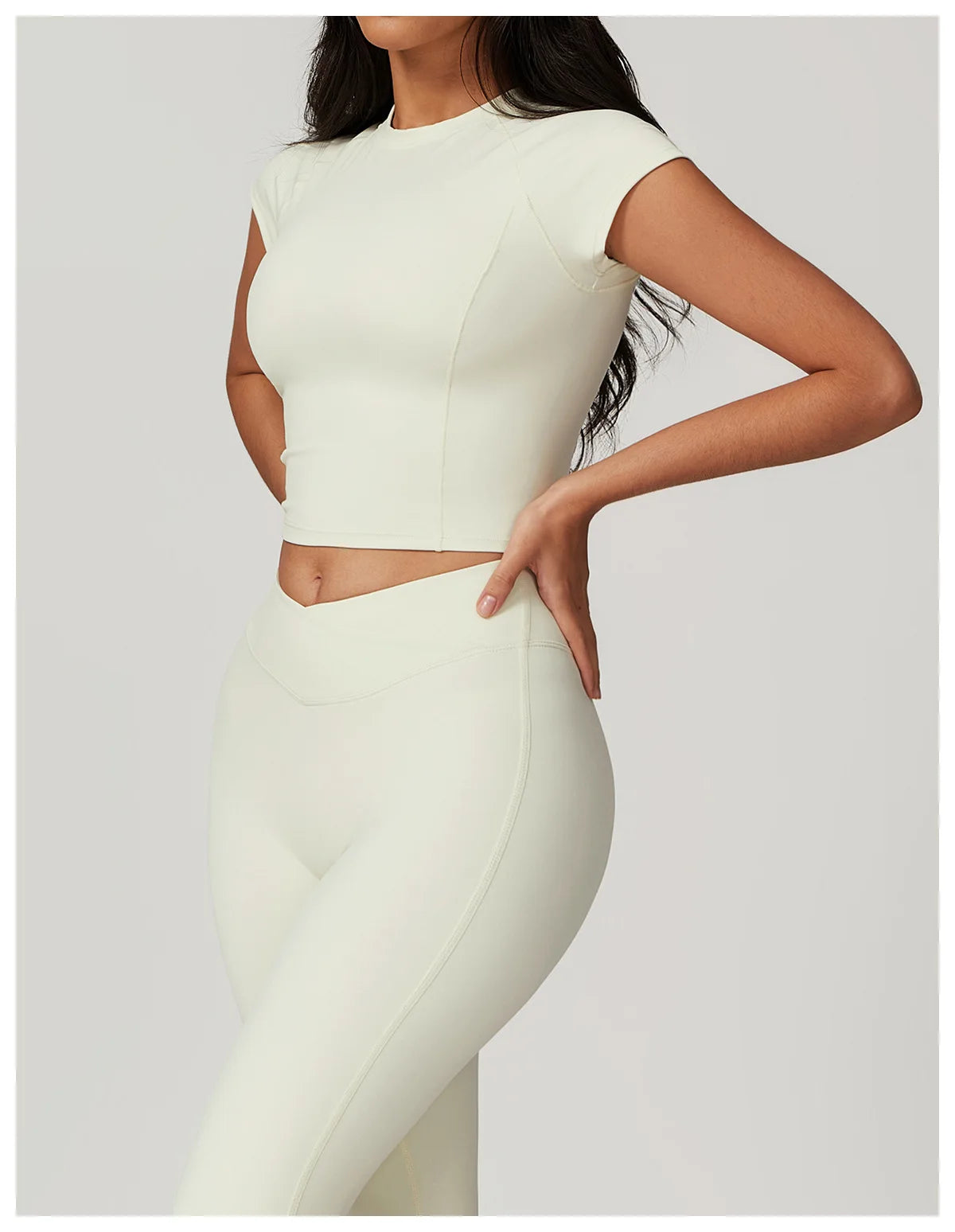 No. 4 Short Sleeve Shirt, Baby Doll Trainer With Hour Glass Piping, Hip Grazing Length, Slim Fit