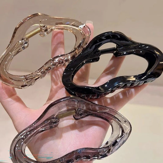 No. 7 Accessory, Hollow, Transparent Hair Claw, Barrette, Hair Clip