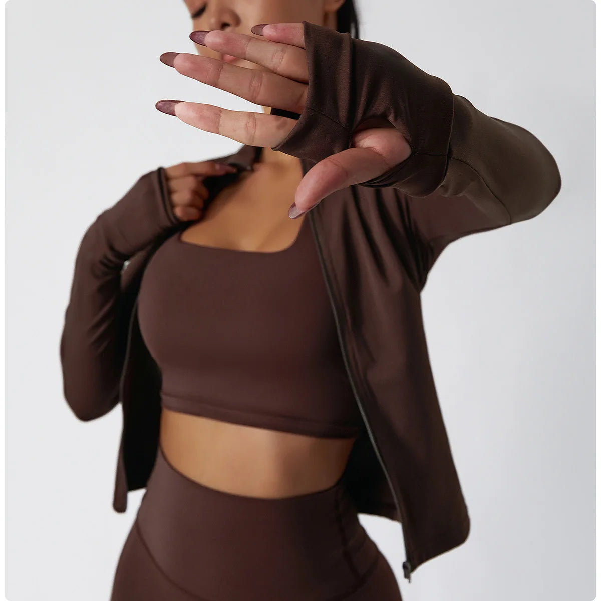 No. 1 Jacket, Yoga, Long Sleeve, Seamless, Smoothing, Butter Feel, Slim Fit