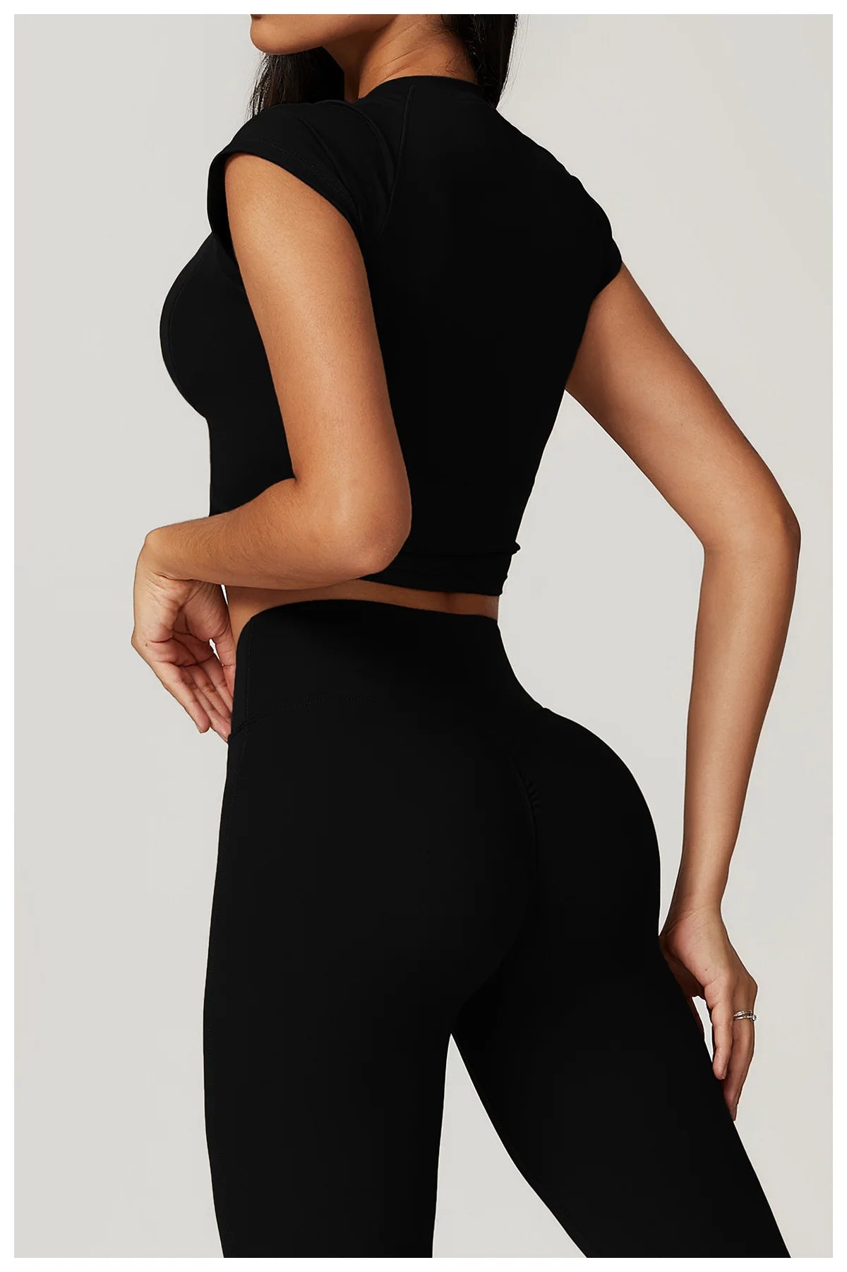 No. 4 Short Sleeve Shirt, Baby Doll Trainer With Hour Glass Piping, Hip Grazing Length, Slim Fit