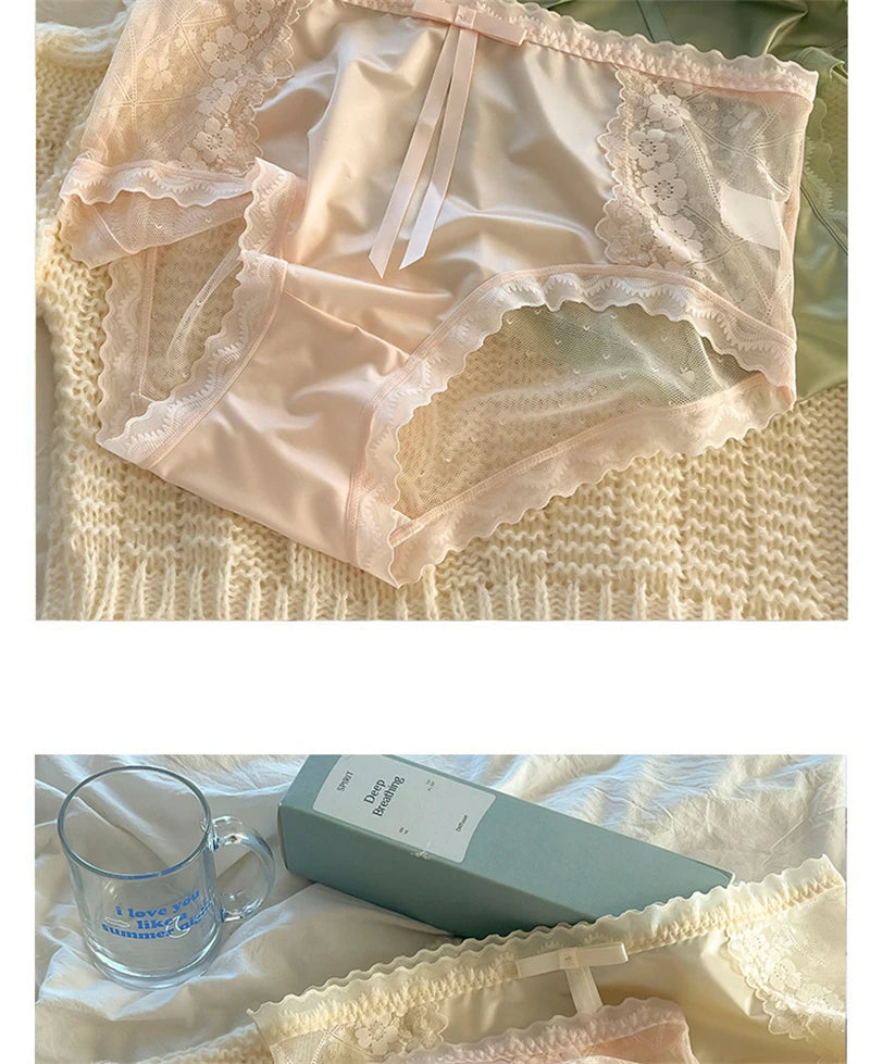 No. 7 Lingerie Panty, Full Coverage, High Waist, Brief, Sheer, Silky, Coquette, Plus Size Only