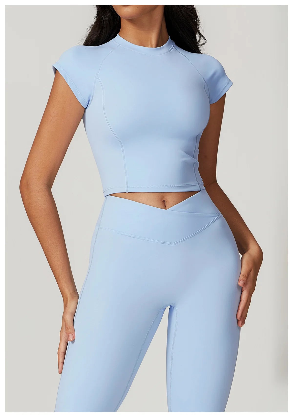 No. 4 Short Sleeve Shirt, Baby Doll Trainer With Hour Glass Piping, Hip Grazing Length, Slim Fit