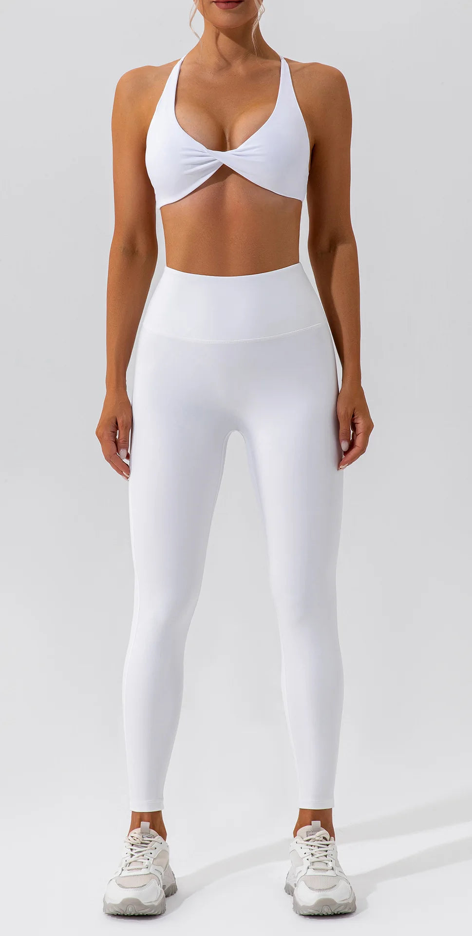 No. 1 Sports Bra, Twisted Cup Neckline, Criss Cross, Strappy Back Horizon