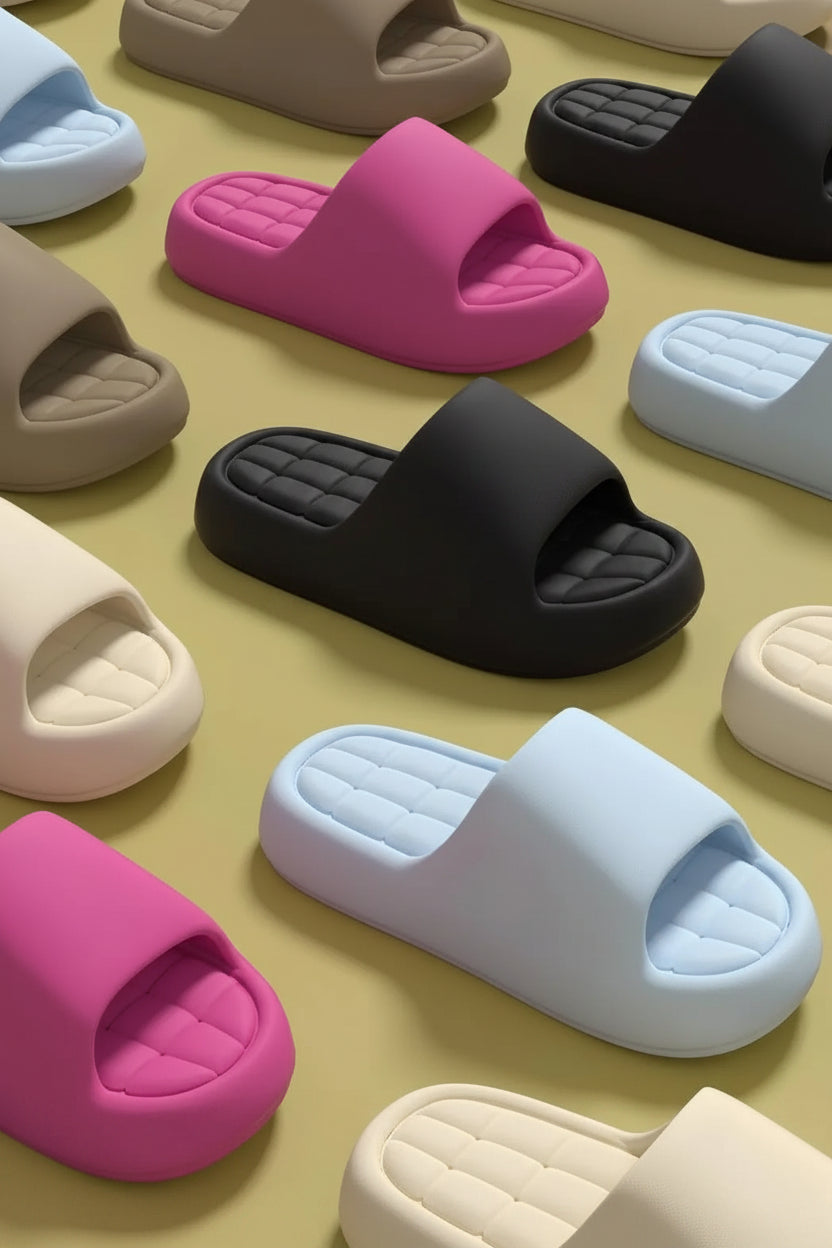 No. 5 Accessory, Recovery Slides, Massaging Soles, Extra Thick Soles