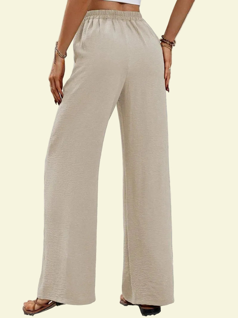 No. 7 Loungewear Pant, Resort, Casual, Trouser, Wide Leg, High Waist