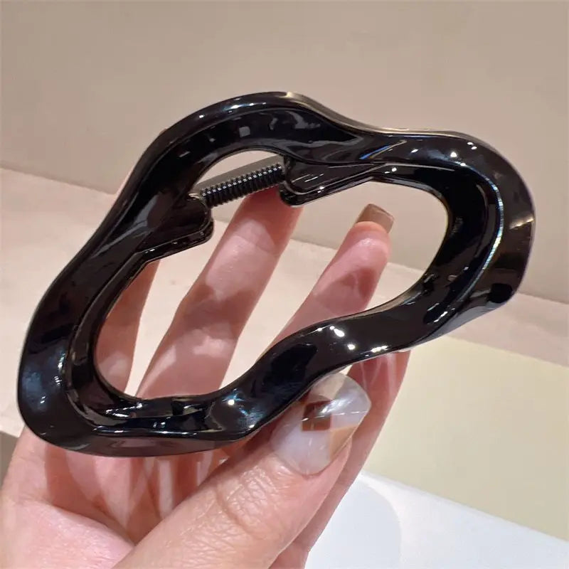 No. 7 Accessory, Hollow, Transparent Hair Claw, Barrette, Hair Clip