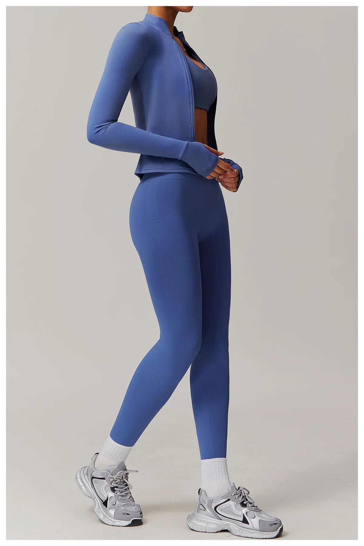 No. 1 Jacket, Yoga, Long Sleeve, Seamless, Smoothing, Butter Feel, Slim Fit