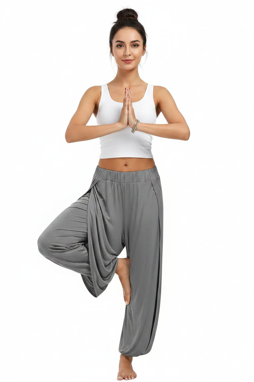 No. 2 Loungewear Pant, Breezy, Open Palazzo Jogger, Mid Rise, Free Moving, Yoga