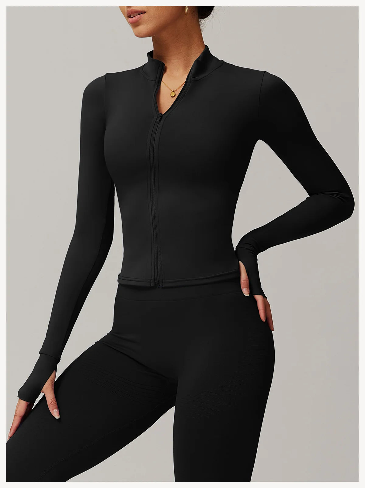 No. 1 Jacket, Yoga, Long Sleeve, Seamless, Smoothing, Butter Feel, Slim Fit