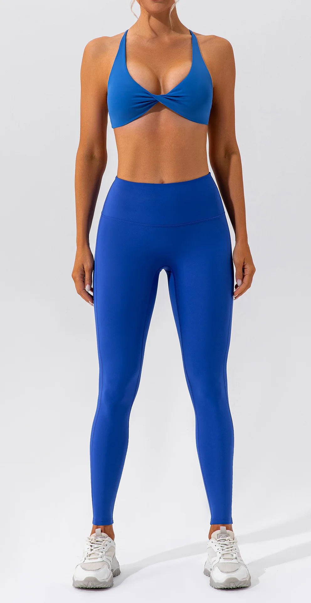 No. 1 Sports Bra, Twisted Cup Neckline, Criss Cross, Strappy Back Horizon