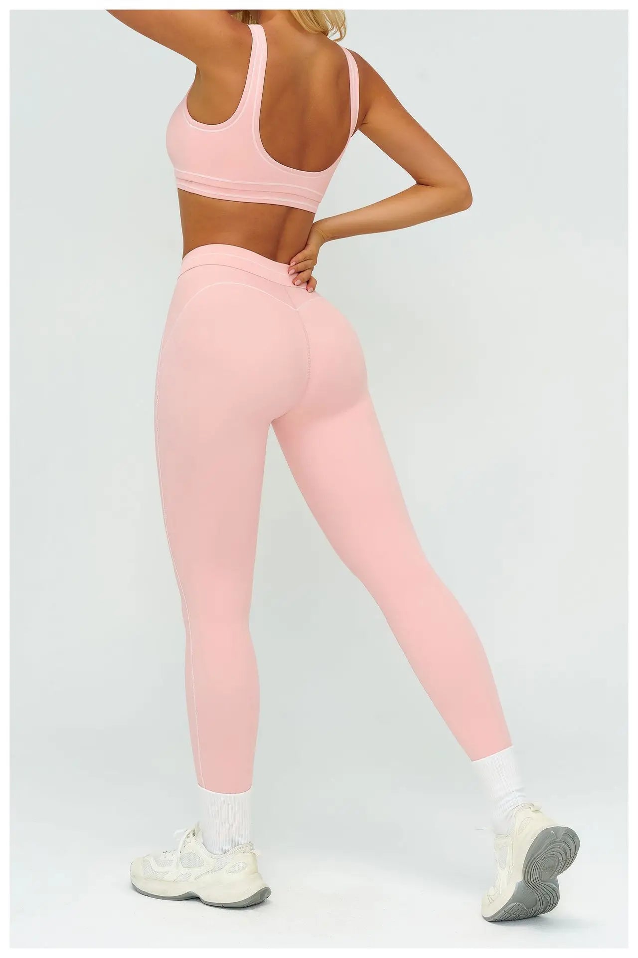 No. 6 Legging, Heart Throb Piping, Statement Comfort Waistband, No Front Seam, Butter Soft