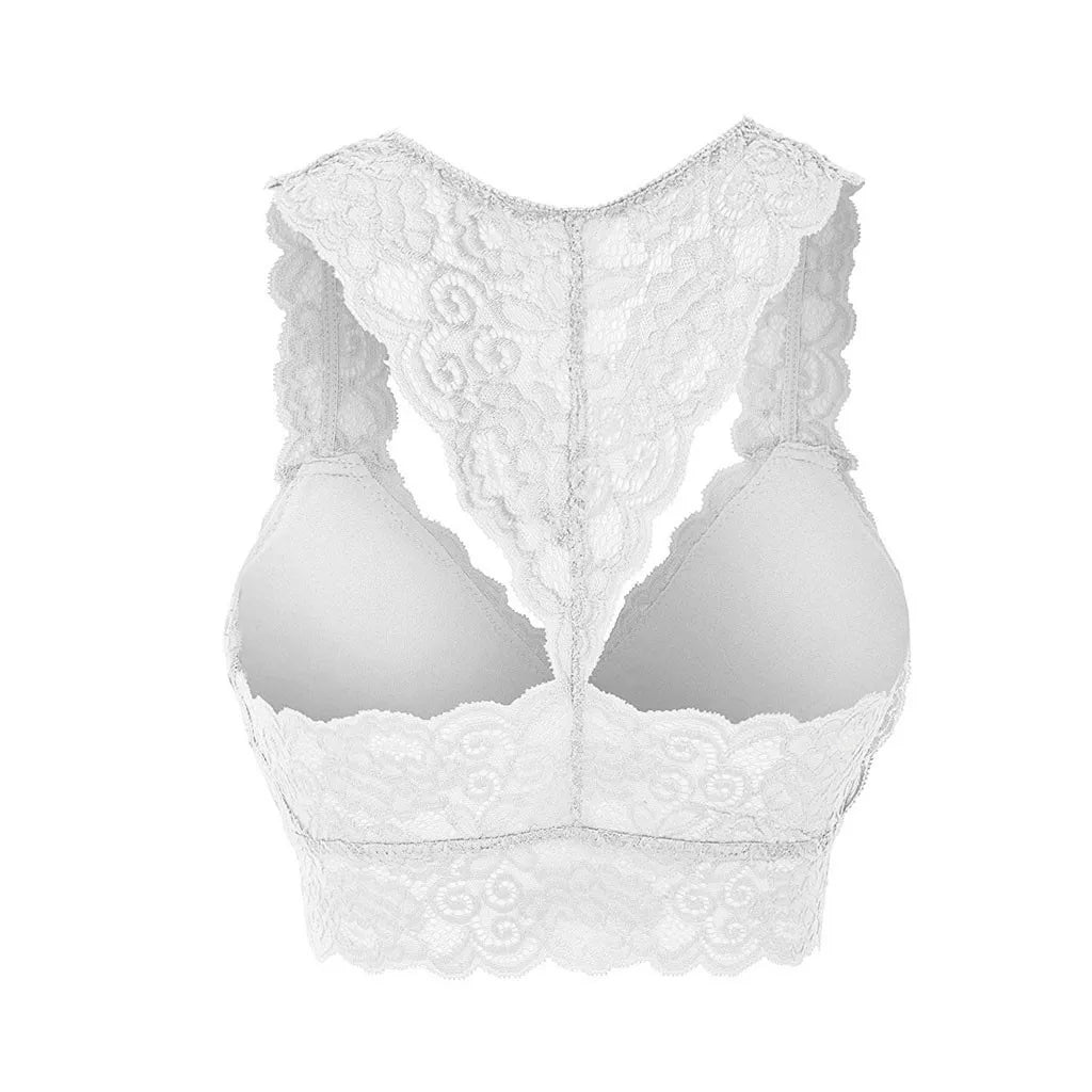 No. 2 Lingerie Bra Separate, V-Plunge Neckline, All Lace, Halter Top, Plus Sizes Available
