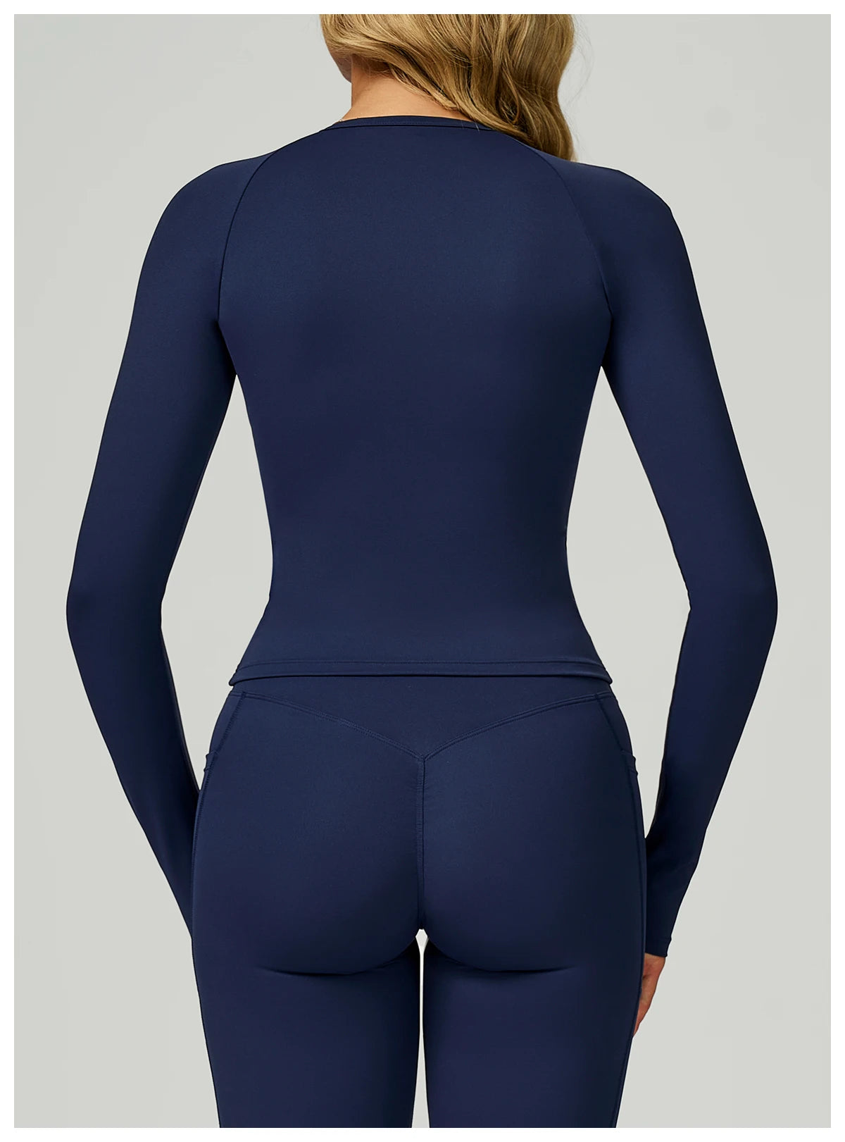 No. 6 Long Sleeve Shirt, Yummy Tummy Ruching, Athletic, Compressive, Dry Fit, Full Coverage