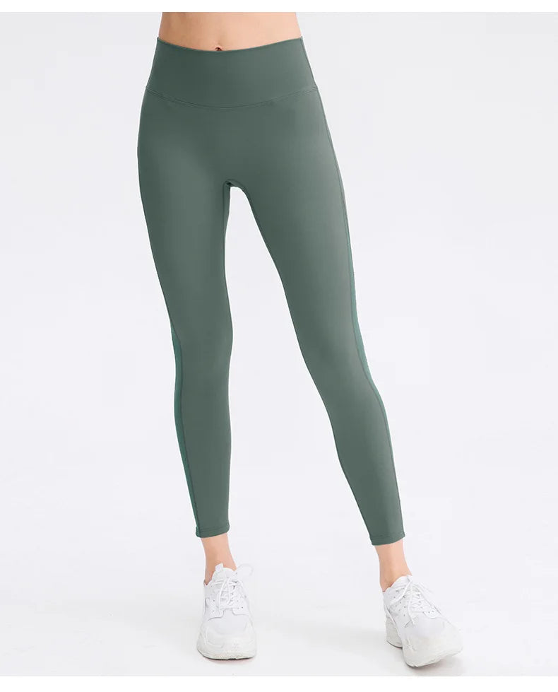 No. 5 Legging, Airlift Mesh Panel, High-Waist, Seamless, Athletic, Compressive