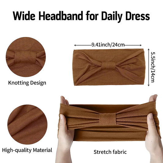 No. 3 Accessory, Wide, Comfort, Headband, Non-Slip, Yoga Knot