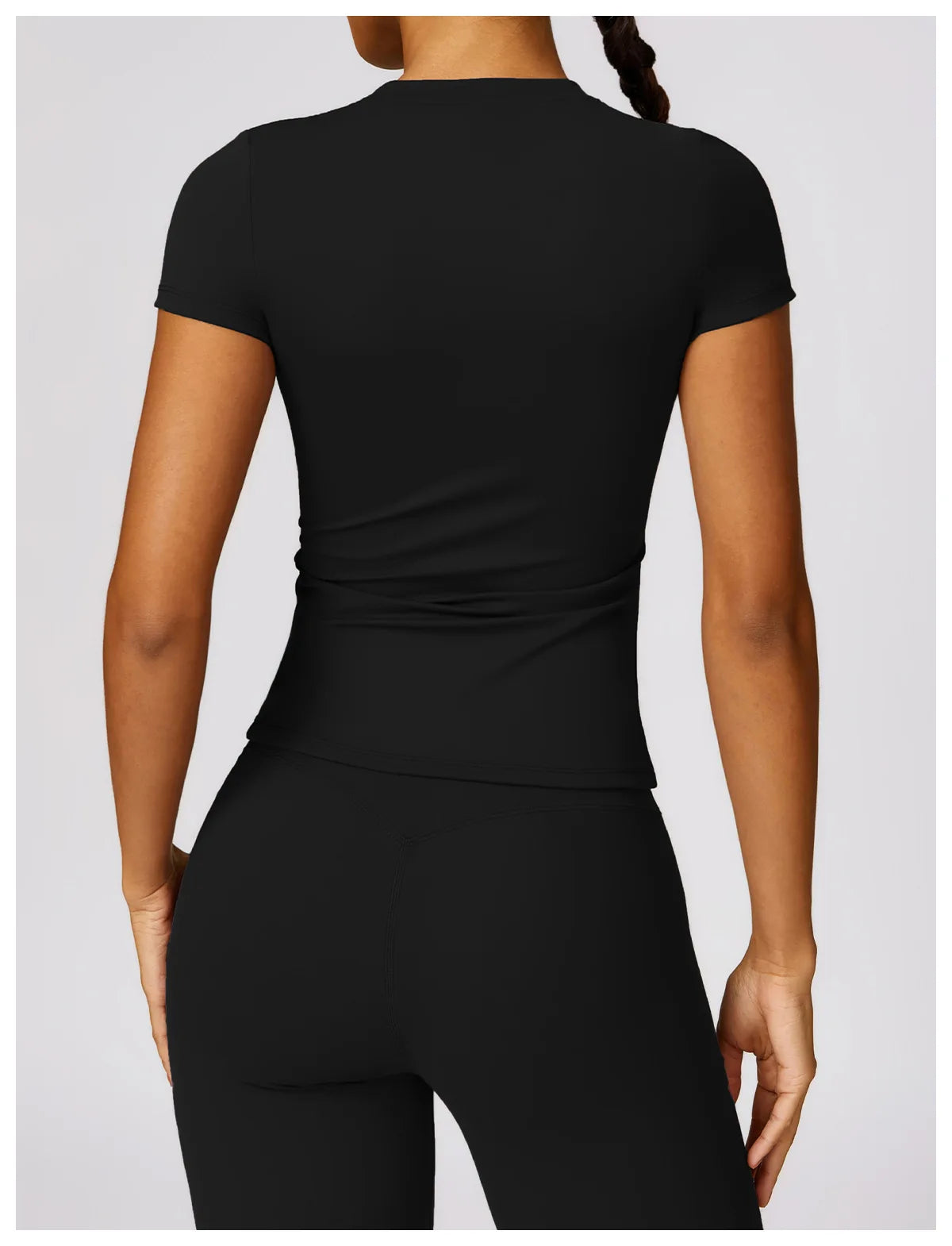 No. 7 Short Sleeve Shirt, Favorite, Running, Light Compression, True Fit, Hip Length