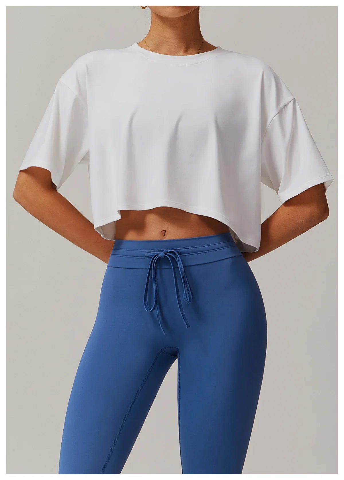 No. 1 Short Sleeve Shirt, Oversized, Crop Top, Relaxed Fit, Soft Essential