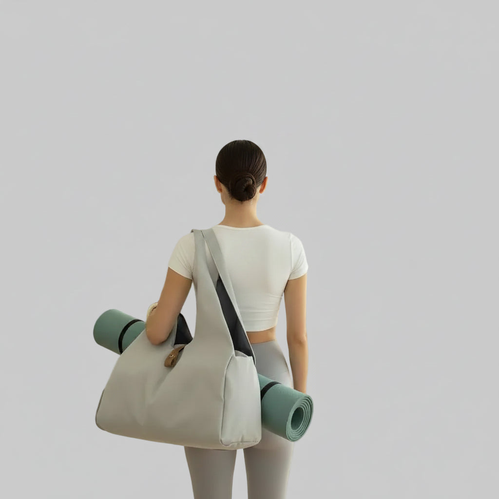 No. 2 Tote, Carry All, Full Zip, Separate Ventilated Shoe Compartment, Yoga Mat Holder