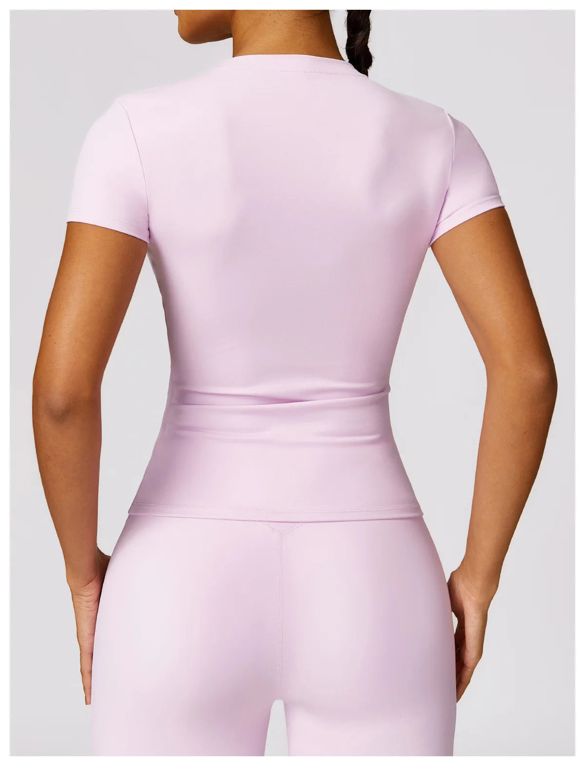 No. 7 Short Sleeve Shirt, Favorite, Running, Light Compression, True Fit, Hip Length