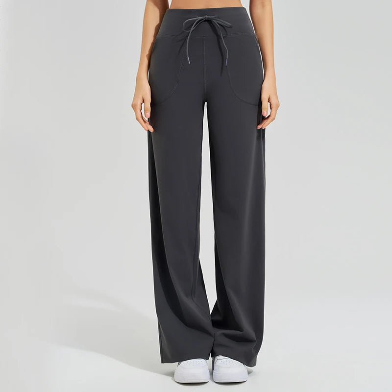 No. 5 Loungewear Pant, Super High Waist, Wide Leg, Vintage Flared Trousers