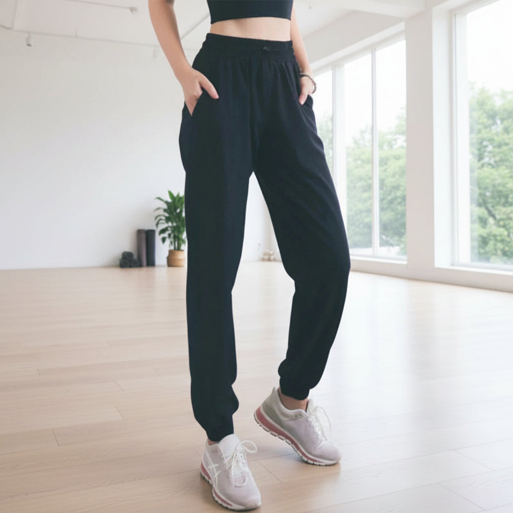 No. 6 Loungewear Pant, High Waisted, Studio Pant, Draw String, Joggers