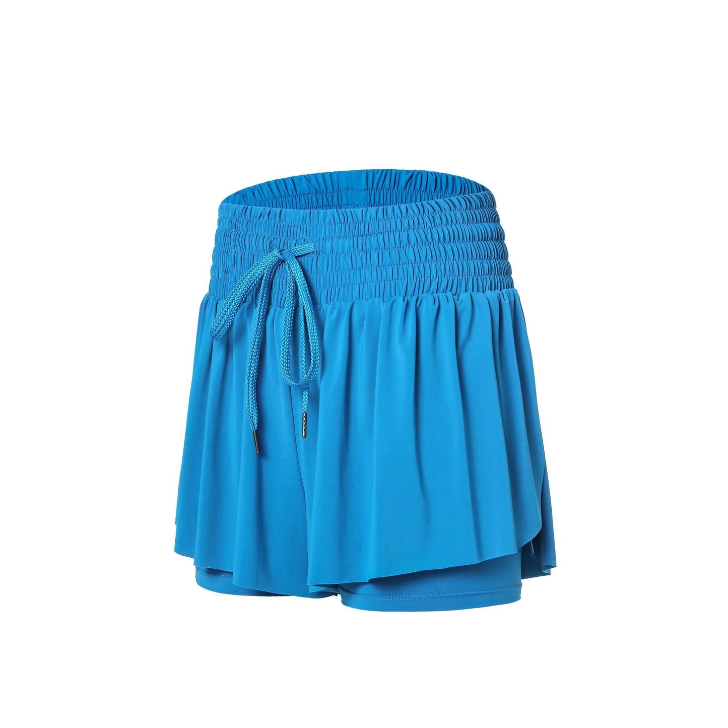 No. 5 Shorts, Breeze 2-in-1 Flow Shorts, Flowy Outer layer, Built-In Shorts With Pocket, Wide Smocked Waistband