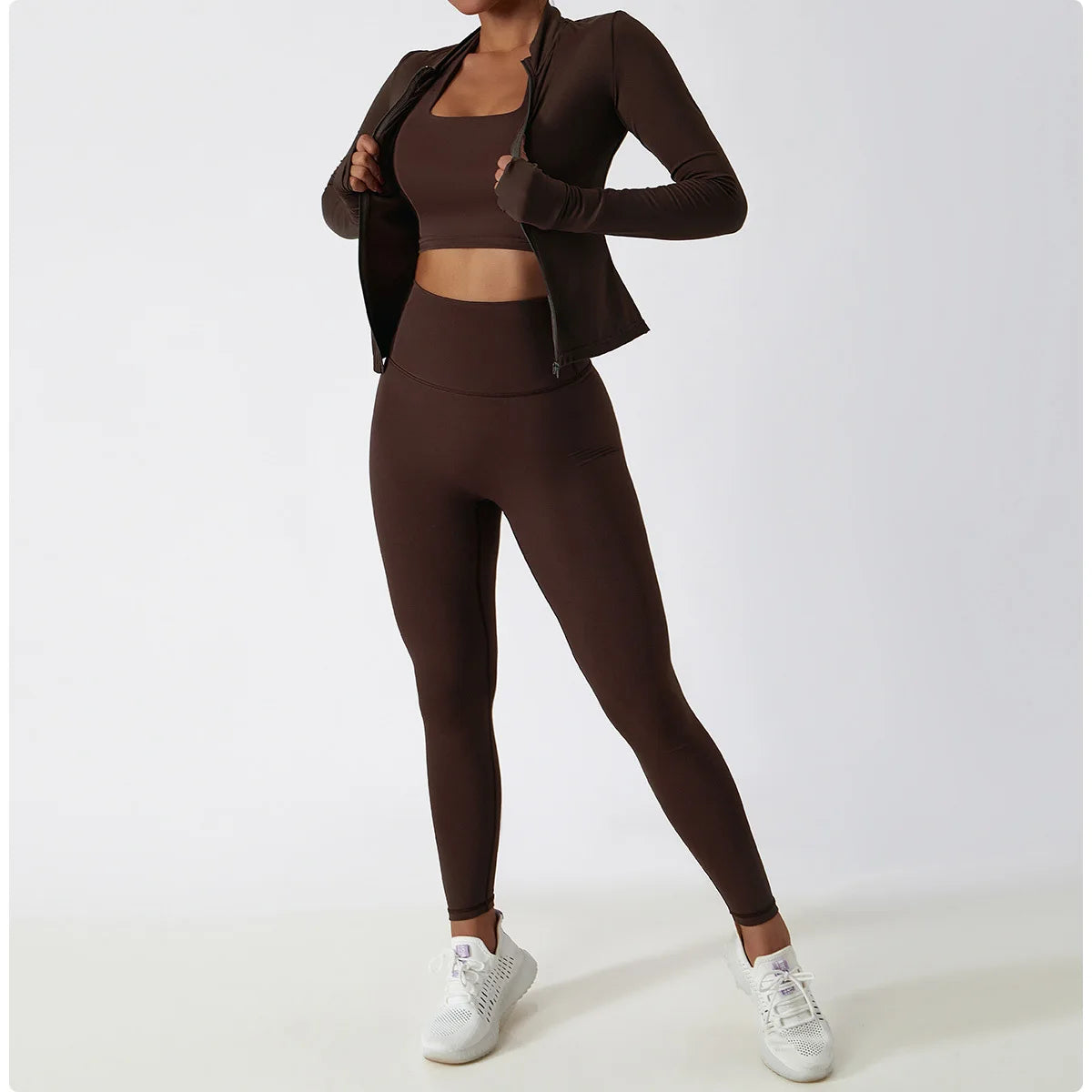 No. 1 Jacket, Yoga, Long Sleeve, Seamless, Smoothing, Butter Feel, Slim Fit